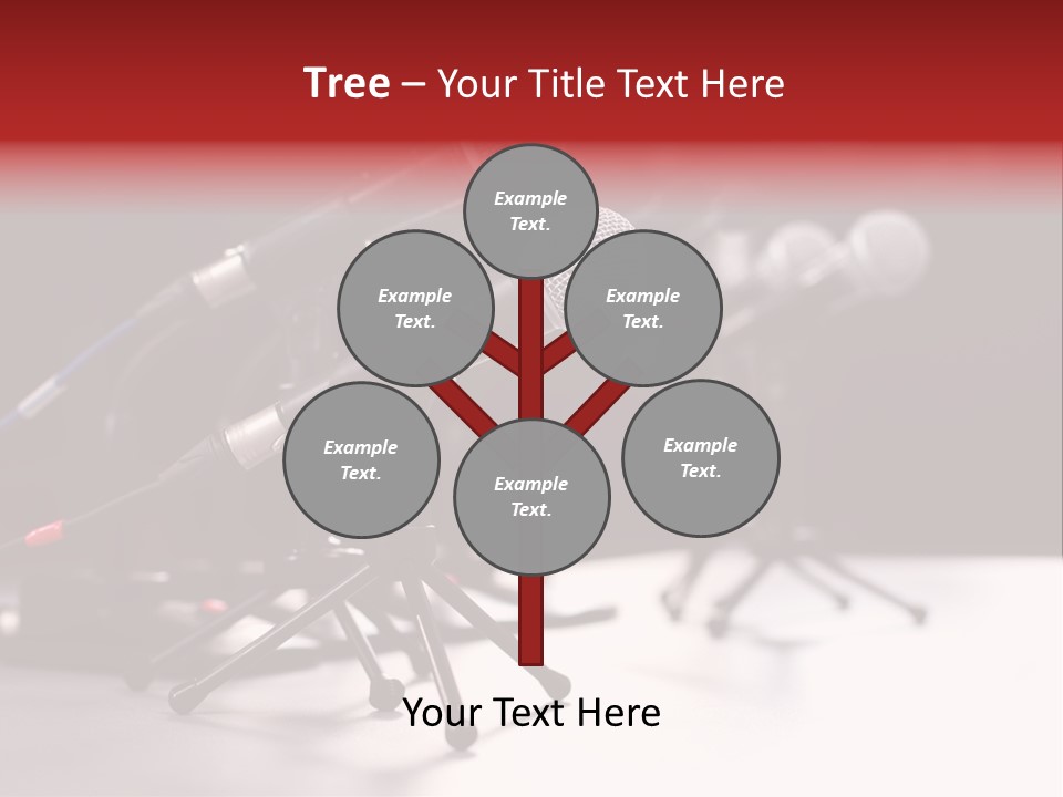 Closeup Technology Media PowerPoint Template