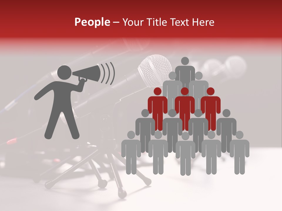 Closeup Technology Media PowerPoint Template