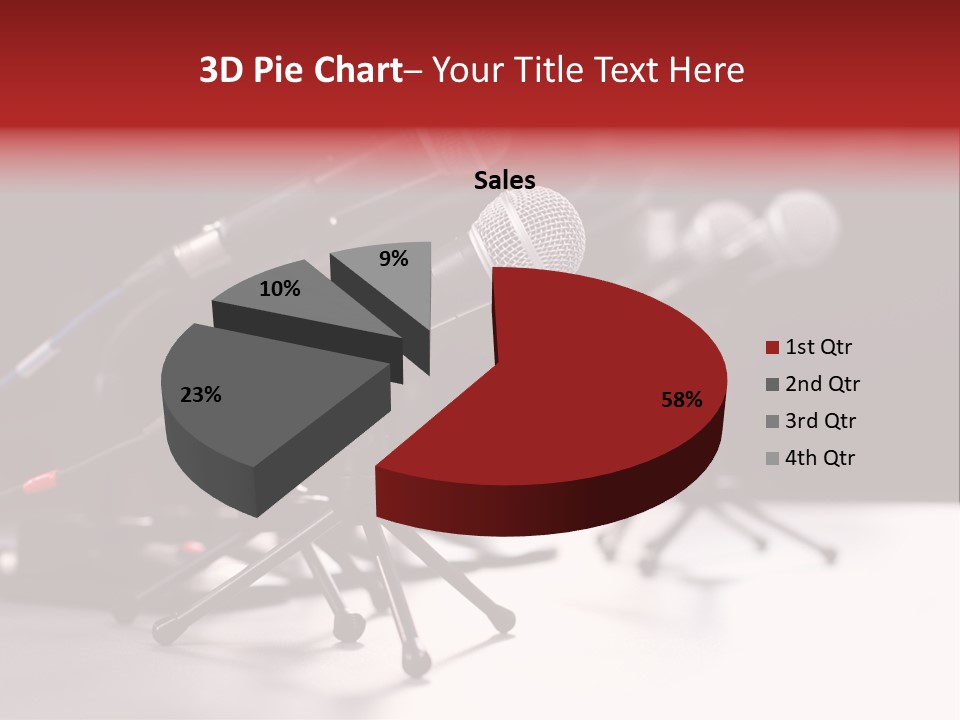 Closeup Technology Media PowerPoint Template