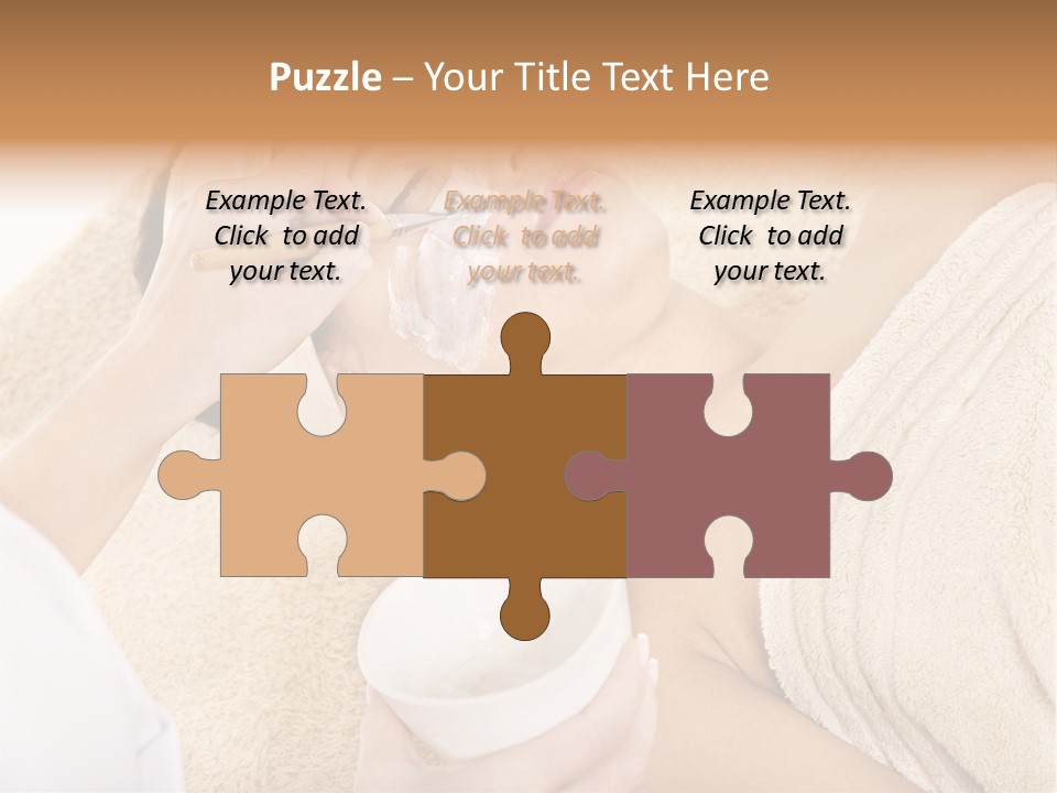 Wellbeing Cosmetic Healthcare PowerPoint Template