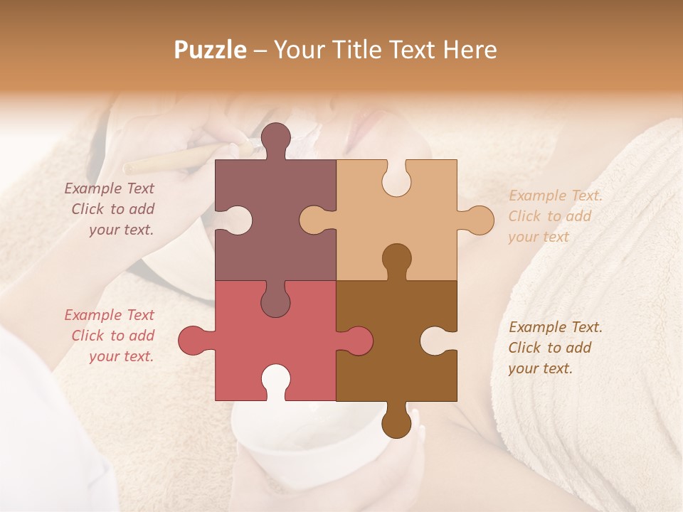 Wellbeing Cosmetic Healthcare PowerPoint Template