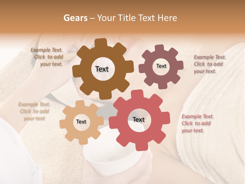 Wellbeing Cosmetic Healthcare PowerPoint Template