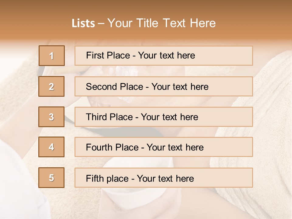 Wellbeing Cosmetic Healthcare PowerPoint Template