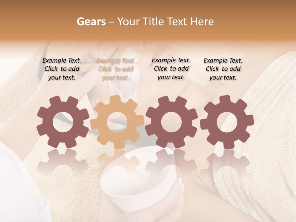 Wellbeing Cosmetic Healthcare PowerPoint Template