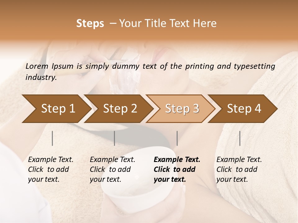 Wellbeing Cosmetic Healthcare PowerPoint Template