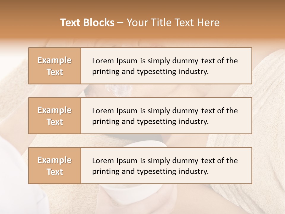 Wellbeing Cosmetic Healthcare PowerPoint Template