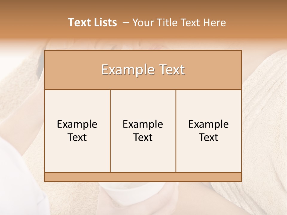 Wellbeing Cosmetic Healthcare PowerPoint Template