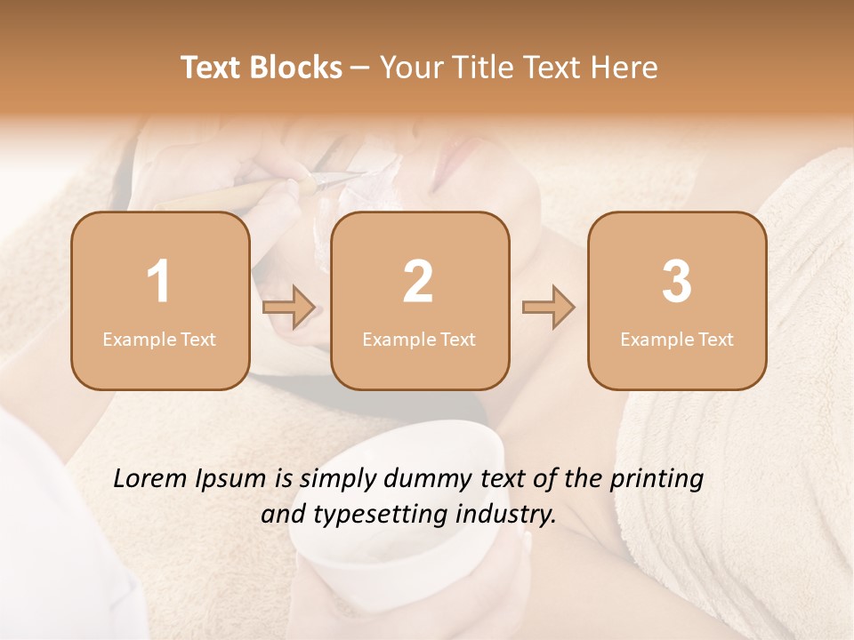 Wellbeing Cosmetic Healthcare PowerPoint Template