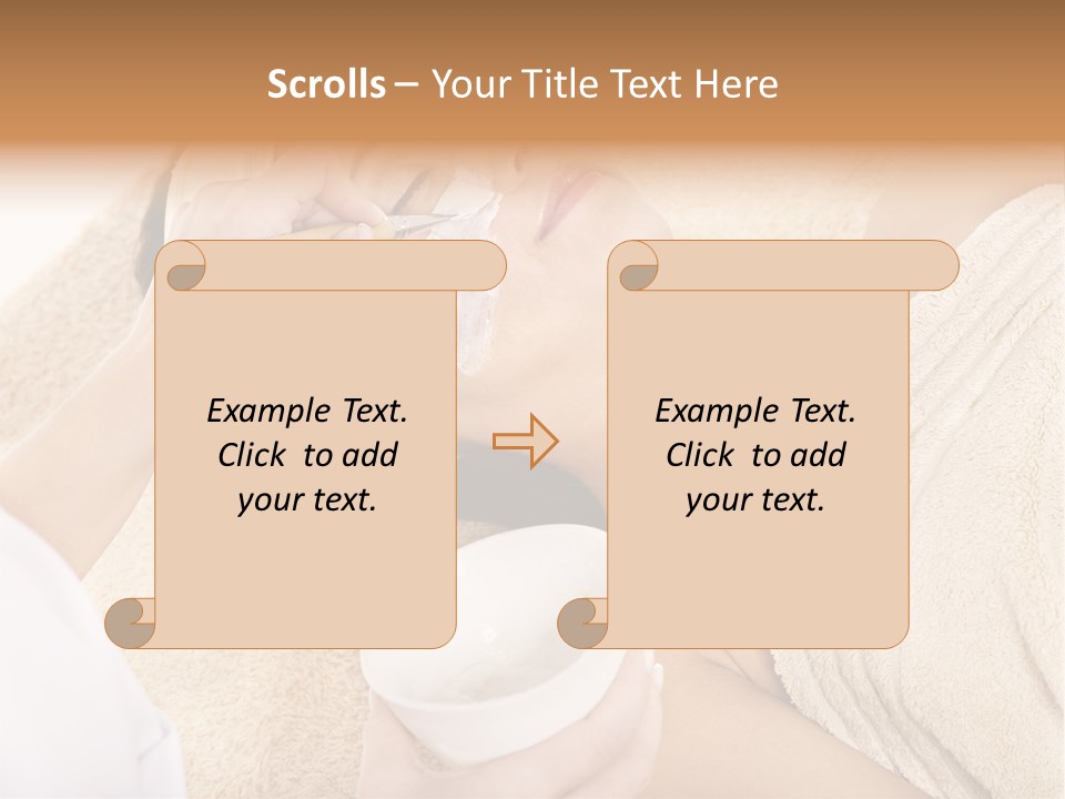 Wellbeing Cosmetic Healthcare PowerPoint Template