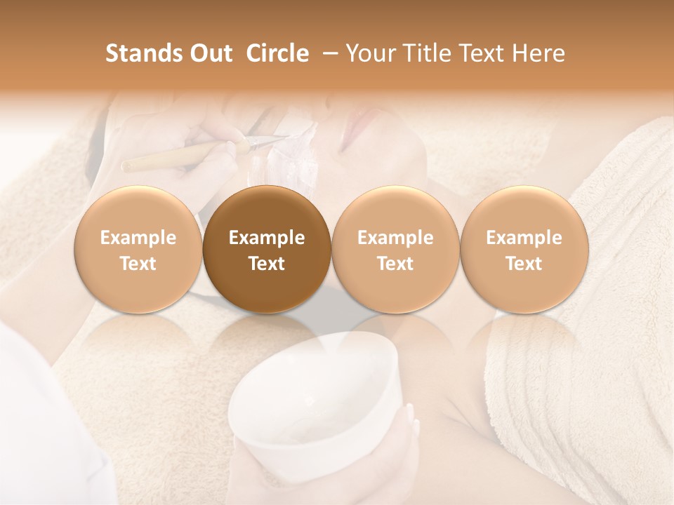 Wellbeing Cosmetic Healthcare PowerPoint Template