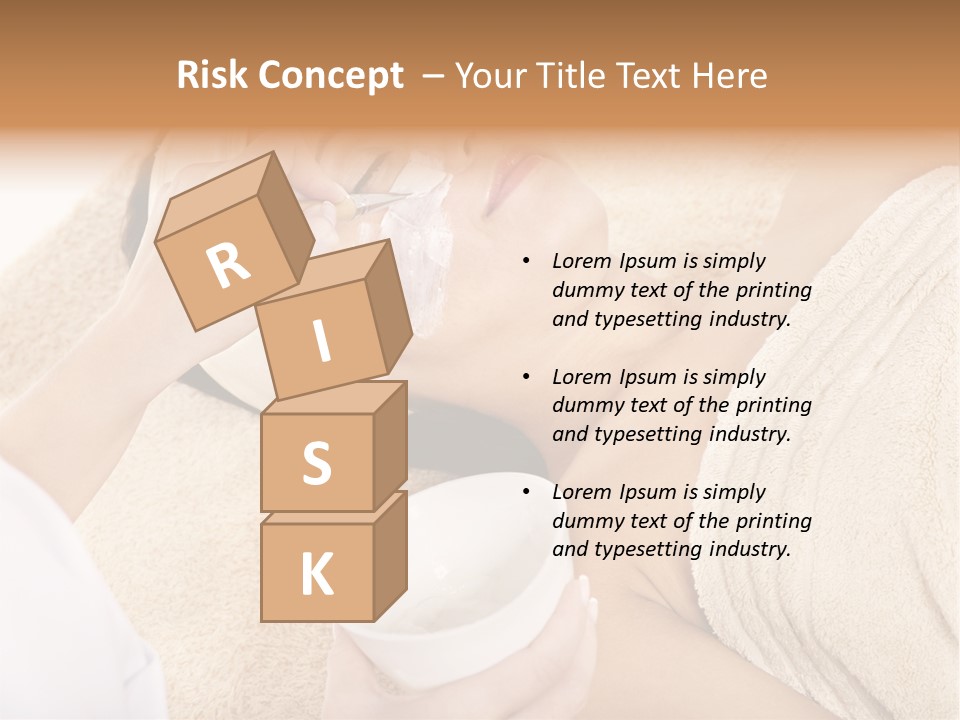 Wellbeing Cosmetic Healthcare PowerPoint Template