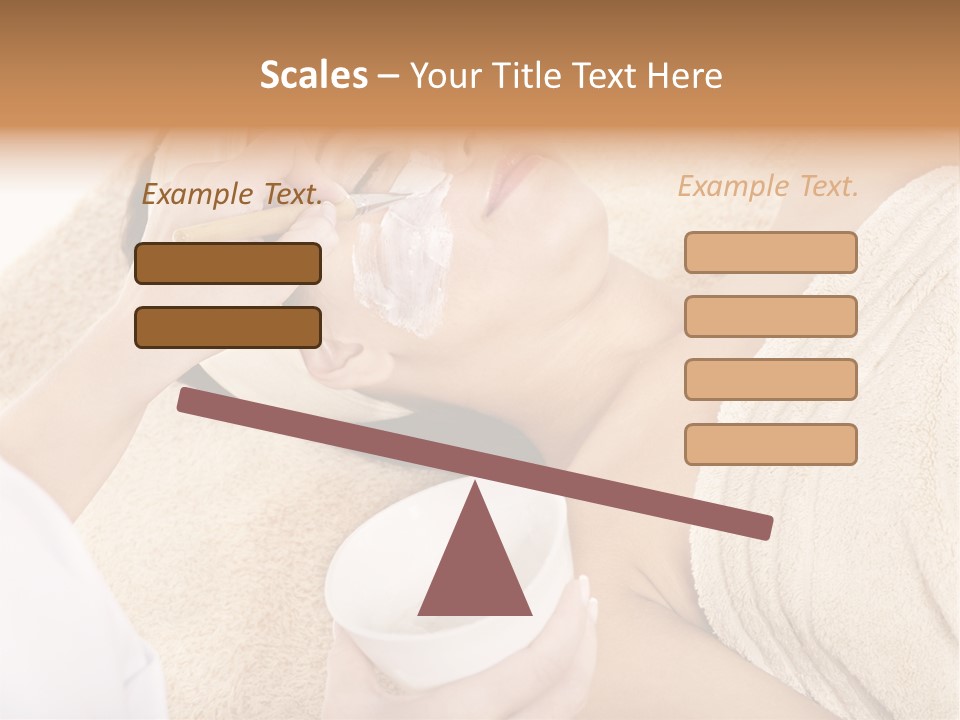 Wellbeing Cosmetic Healthcare PowerPoint Template