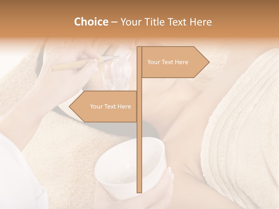 Wellbeing Cosmetic Healthcare PowerPoint Template