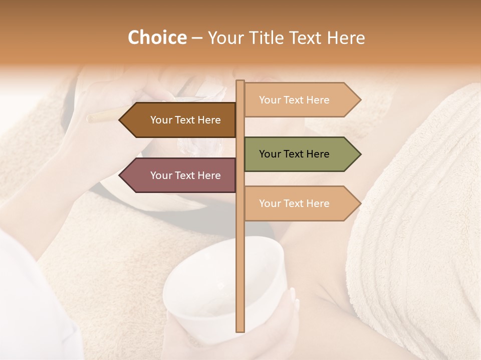 Wellbeing Cosmetic Healthcare PowerPoint Template