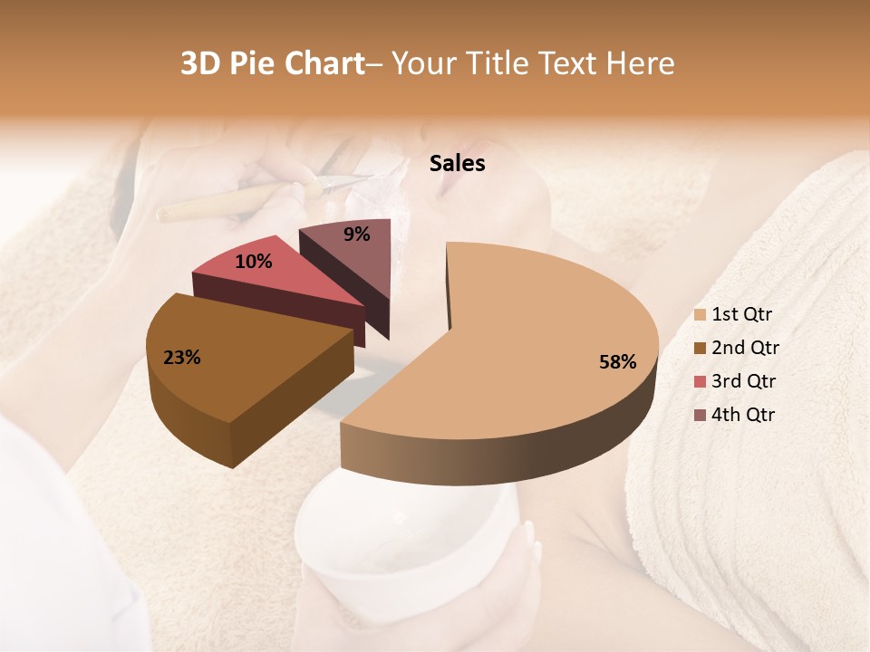 Wellbeing Cosmetic Healthcare PowerPoint Template