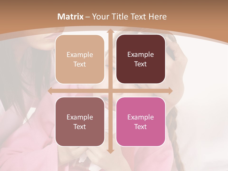 Little Girl Girl Pain PowerPoint Template