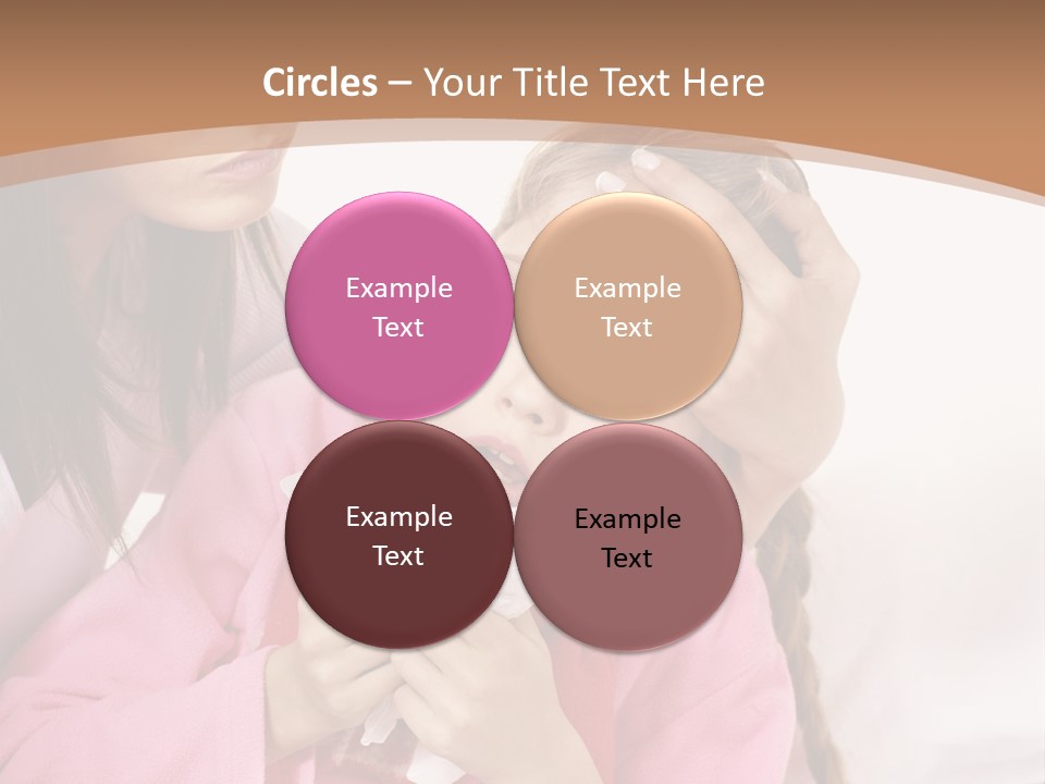 Little Girl Girl Pain PowerPoint Template