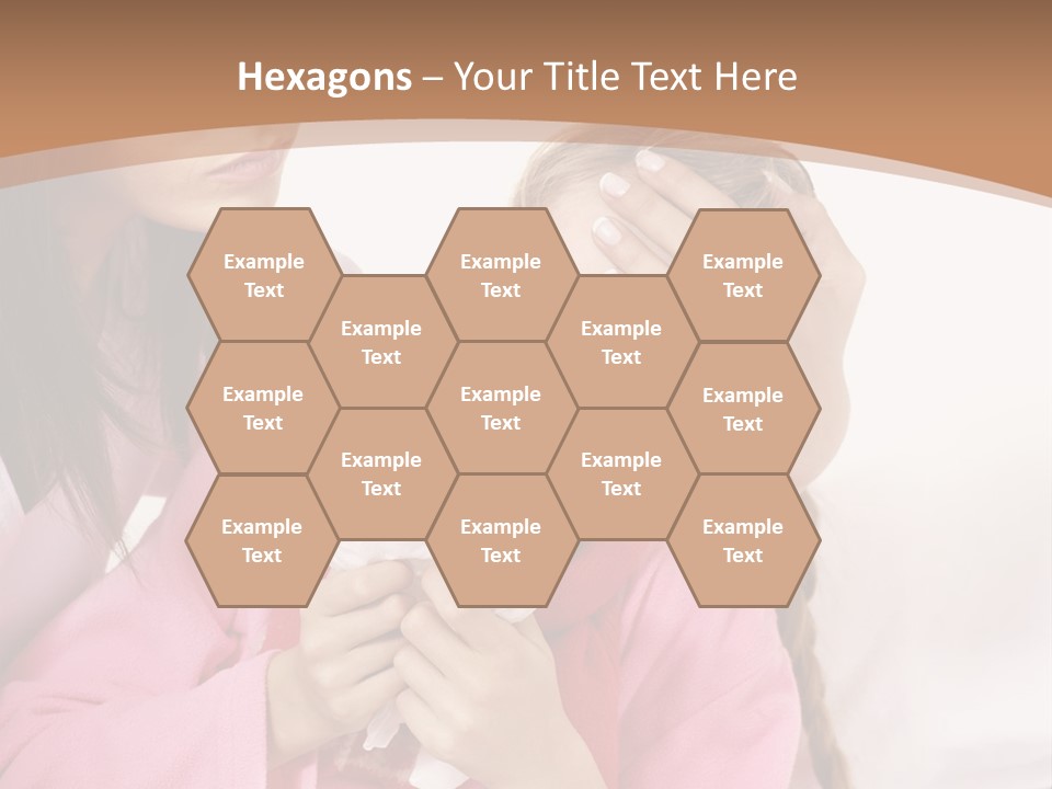 Little Girl Girl Pain PowerPoint Template