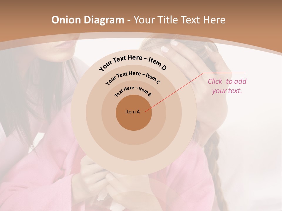 Little Girl Girl Pain PowerPoint Template