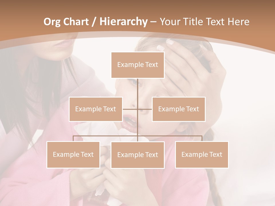 Little Girl Girl Pain PowerPoint Template