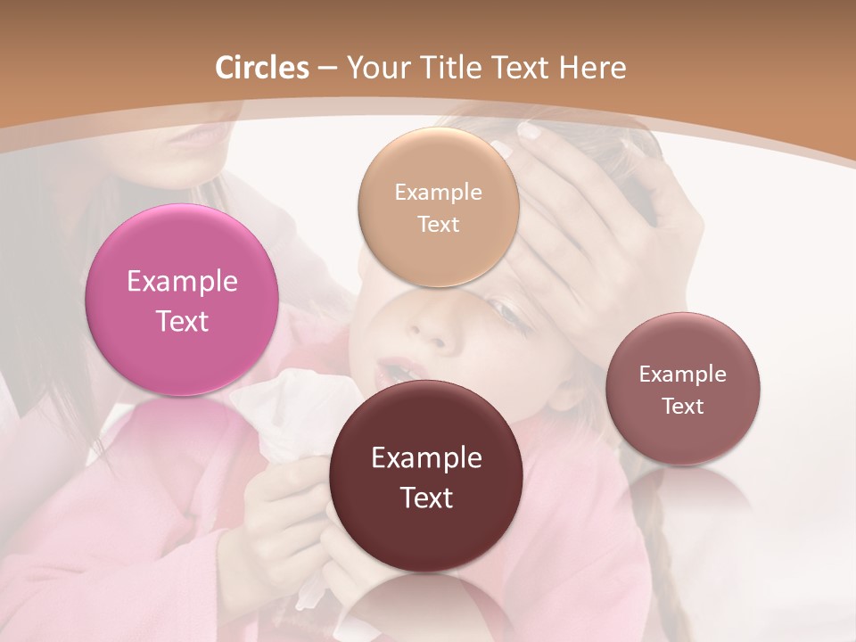 Little Girl Girl Pain PowerPoint Template