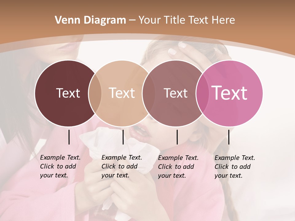 Little Girl Girl Pain PowerPoint Template