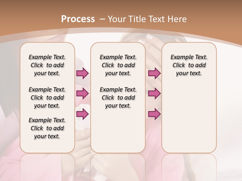 Little Girl Girl Pain PowerPoint Template