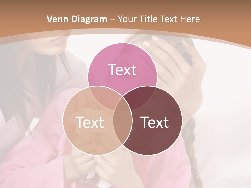 Little Girl Girl Pain PowerPoint Template