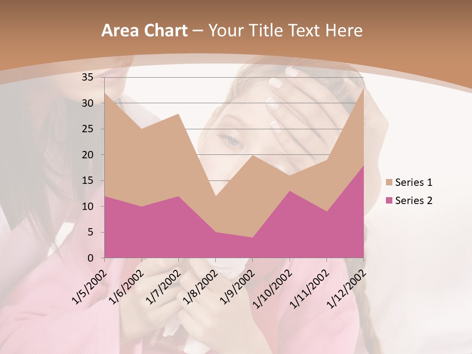 Little Girl Girl Pain PowerPoint Template