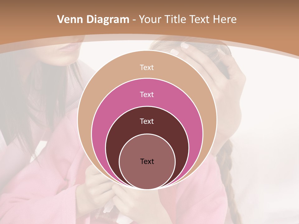 Little Girl Girl Pain PowerPoint Template