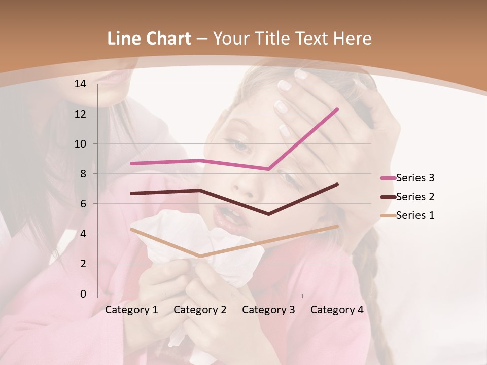 Little Girl Girl Pain PowerPoint Template