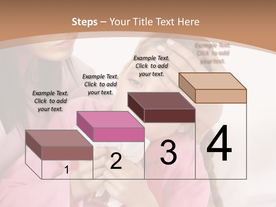 Little Girl Girl Pain PowerPoint Template