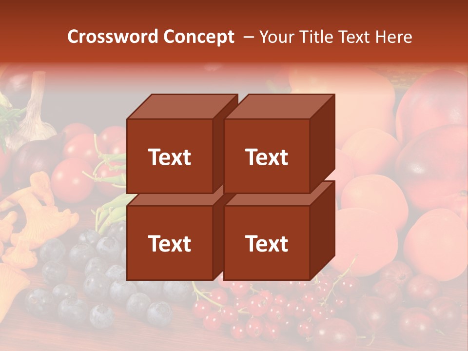 Zucchini Currant Courgette PowerPoint Template