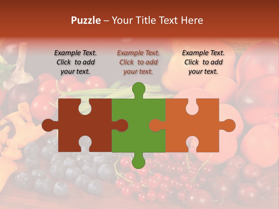 Zucchini Currant Courgette PowerPoint Template