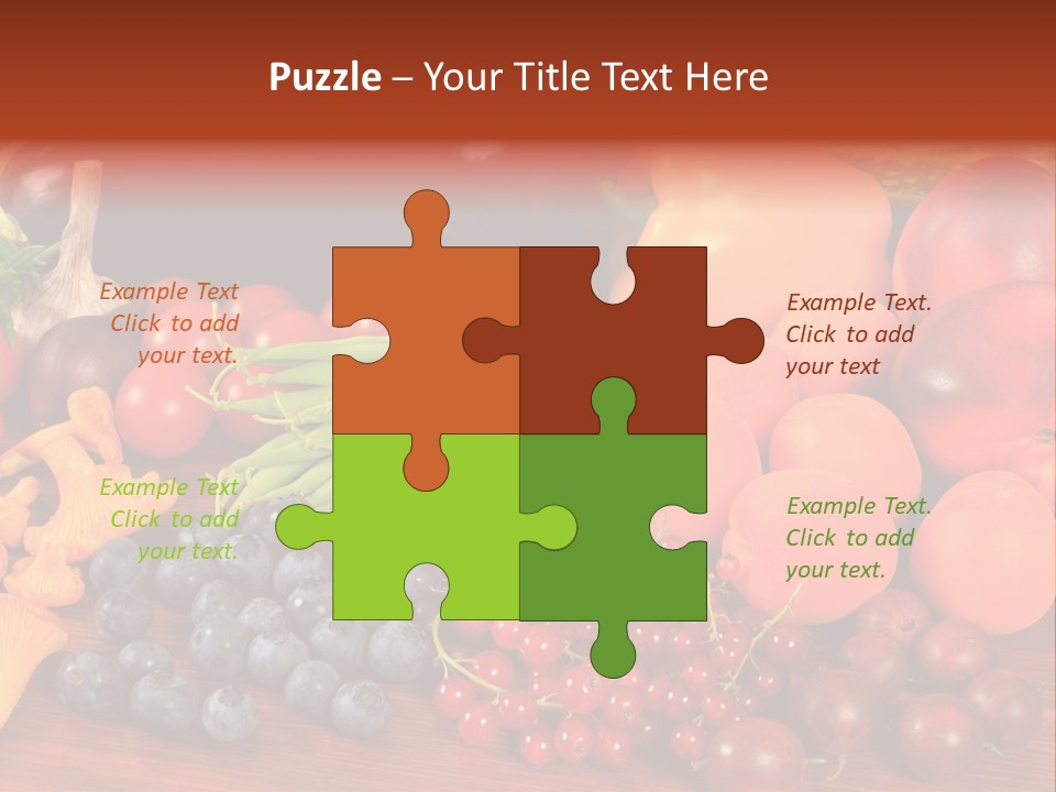 Zucchini Currant Courgette PowerPoint Template