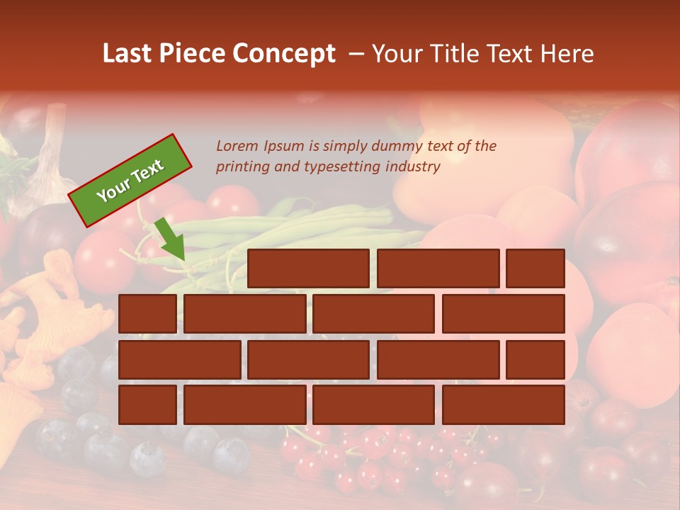 Zucchini Currant Courgette PowerPoint Template