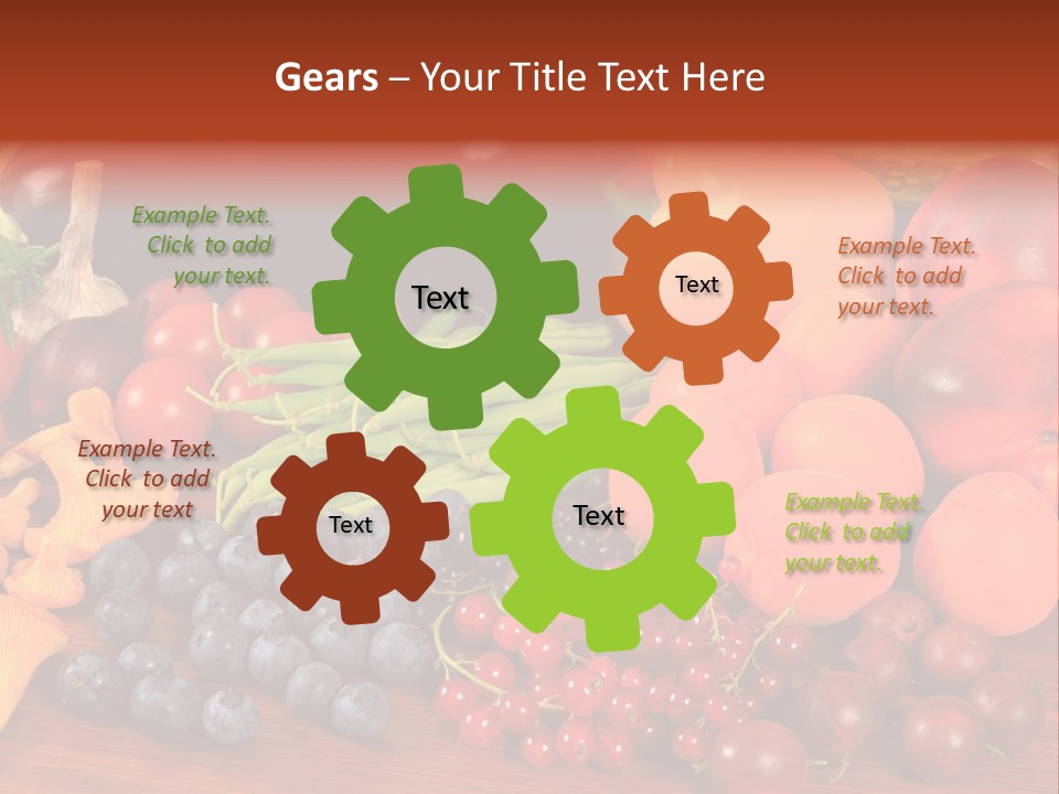 Zucchini Currant Courgette PowerPoint Template