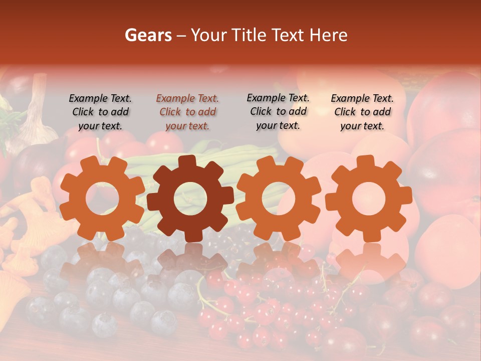 Zucchini Currant Courgette PowerPoint Template