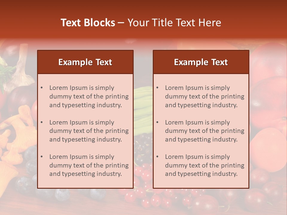 Zucchini Currant Courgette PowerPoint Template