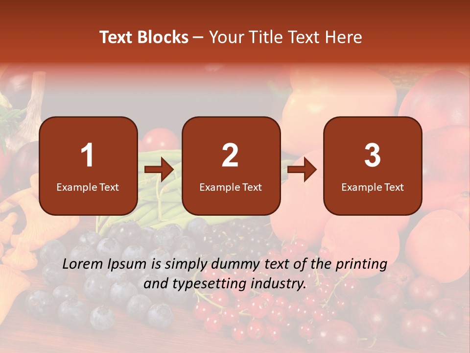 Zucchini Currant Courgette PowerPoint Template