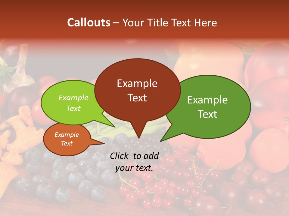 Zucchini Currant Courgette PowerPoint Template