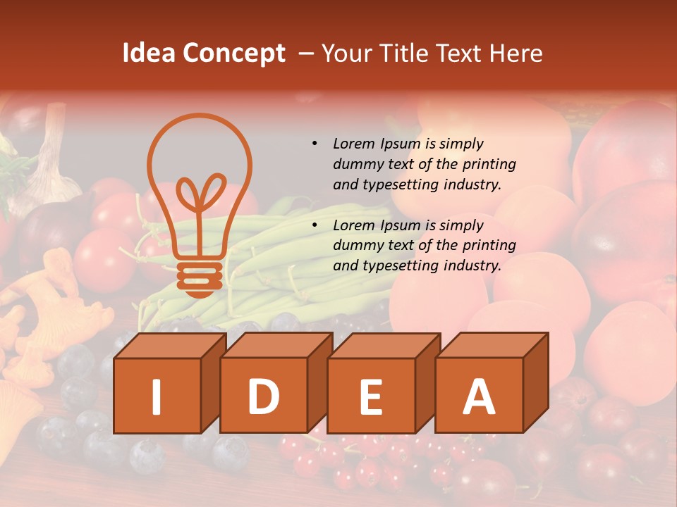 Zucchini Currant Courgette PowerPoint Template