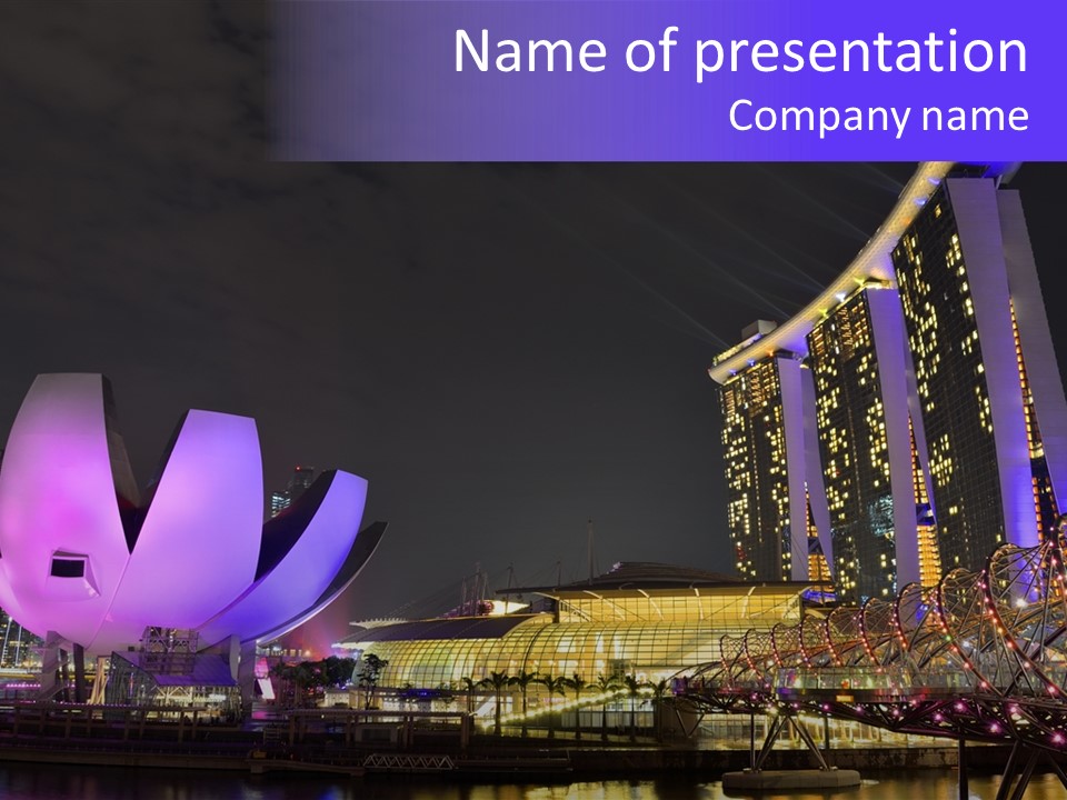 Skyline Sky Tourism PowerPoint Template