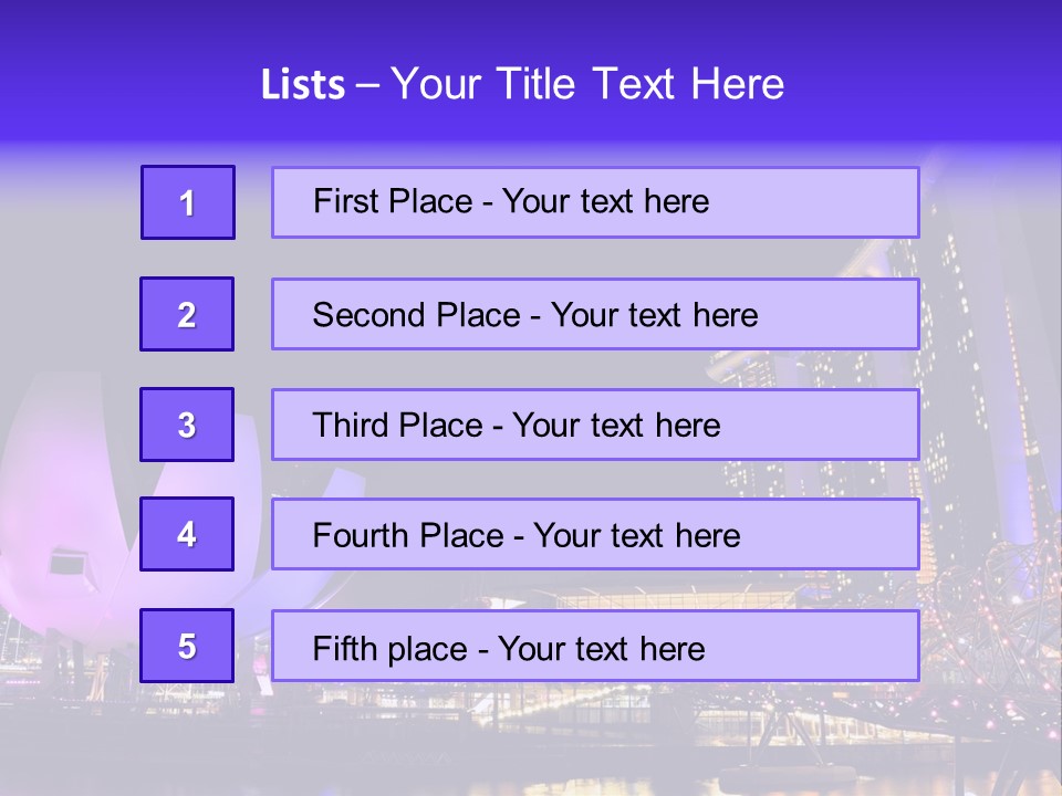 Skyline Sky Tourism PowerPoint Template