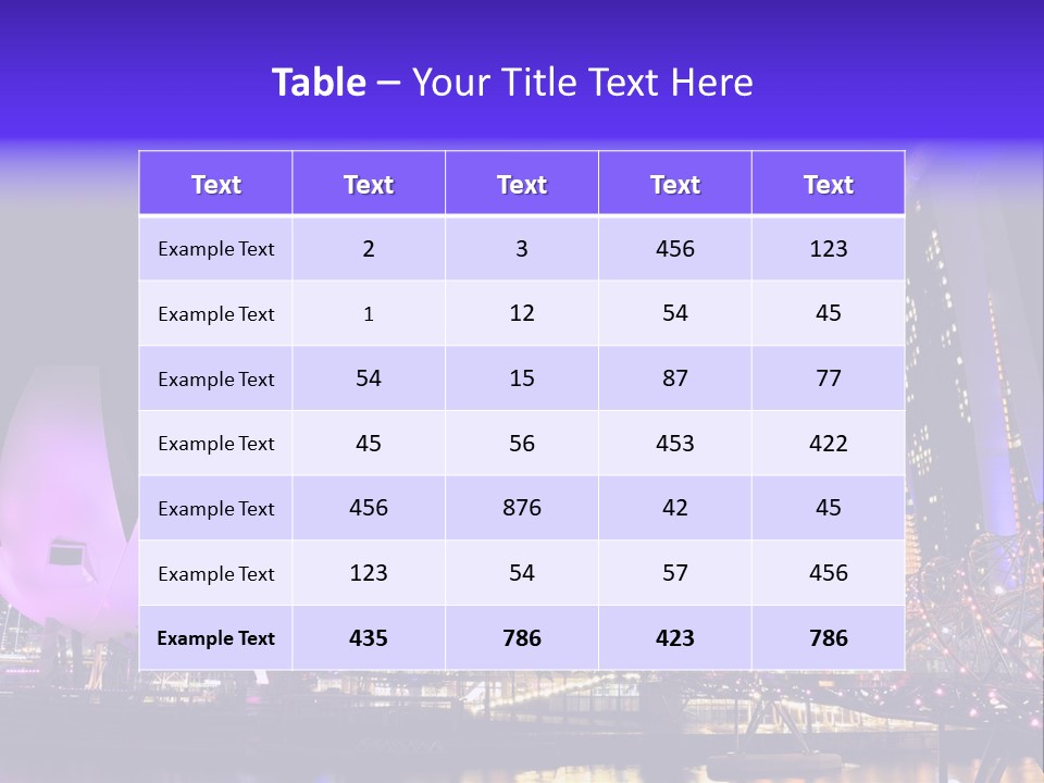 Skyline Sky Tourism PowerPoint Template