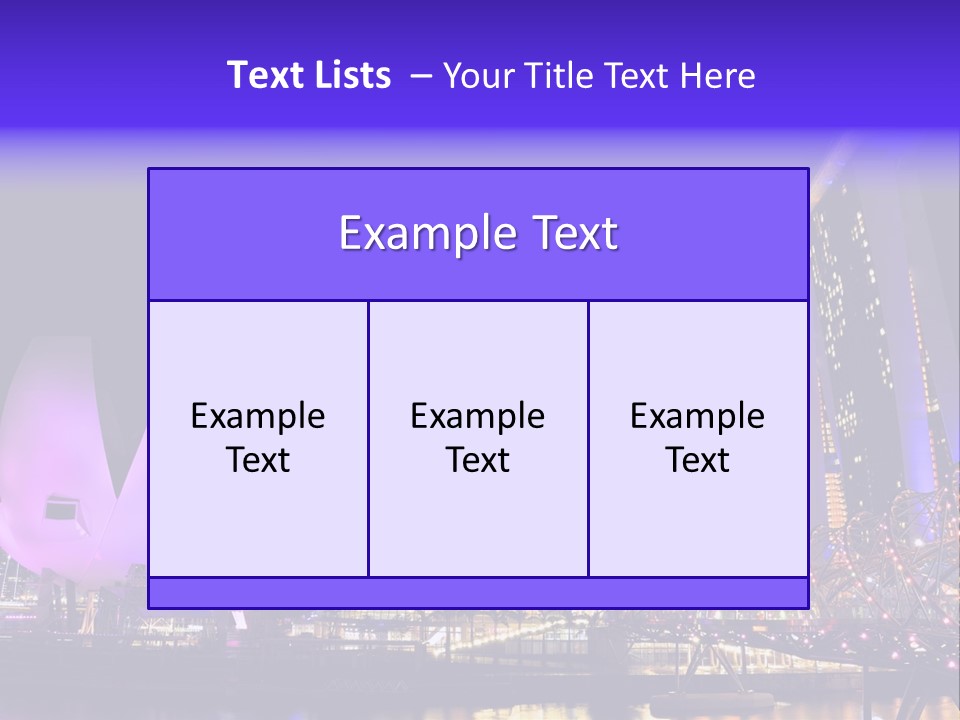 Skyline Sky Tourism PowerPoint Template