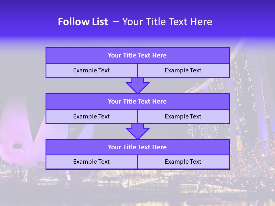 Skyline Sky Tourism PowerPoint Template