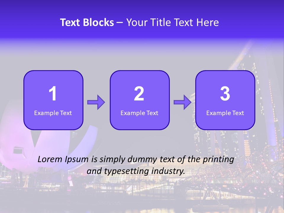 Skyline Sky Tourism PowerPoint Template