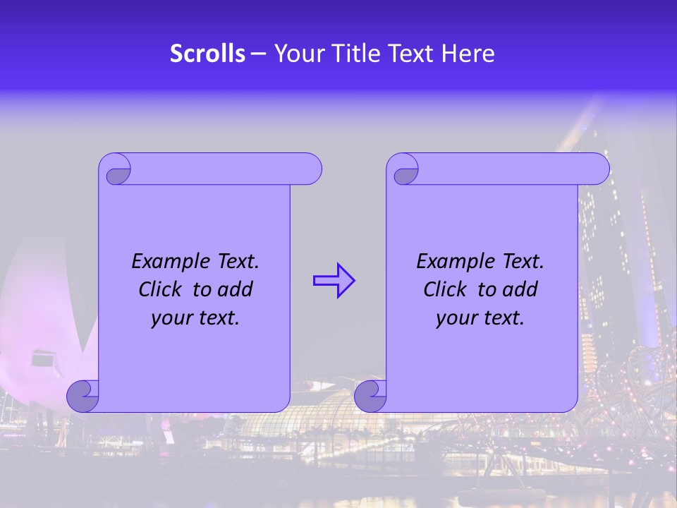Skyline Sky Tourism PowerPoint Template