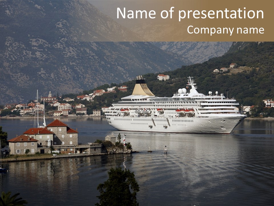 Vacation Leisure Luxury PowerPoint Template